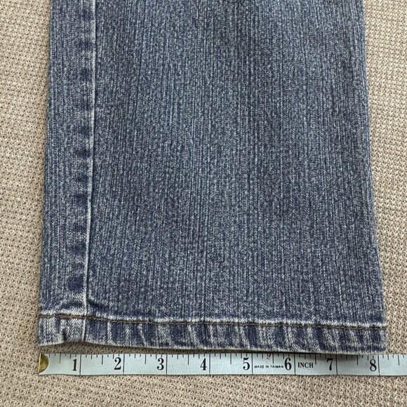 Gloria Vanderbilt Womens Amanda Jeans 18W Average Blue Straight Leg Pockets - Picture 13 of 14